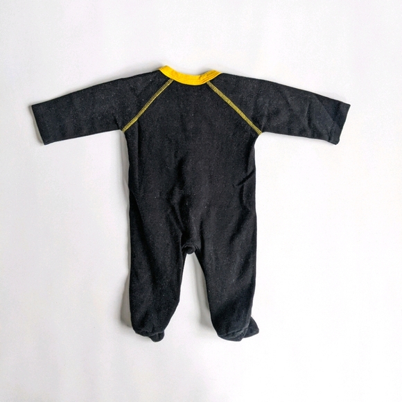 U.S. Army Black and Yellow Footie Jumpsuit - Picture 2 of 2